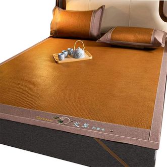 悠梦嘉居 艾草双面藤席三件套 150*200cm YX-13112