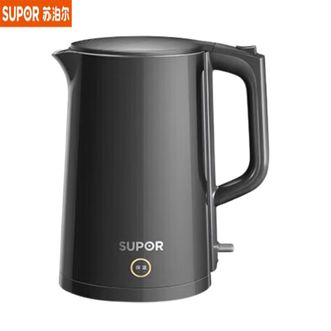苏泊尔（SUPOR）  电水壶SW-17J12P 热水壶 1.7L全钢无缝电热水壶 316L不锈钢烧水壶 一键保温恒温