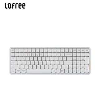 洛斐/LOFREE  小顺OE919 矮轴键盘100键有线蓝牙双模矮轴机械键盘铝合金机身 银色幽灵