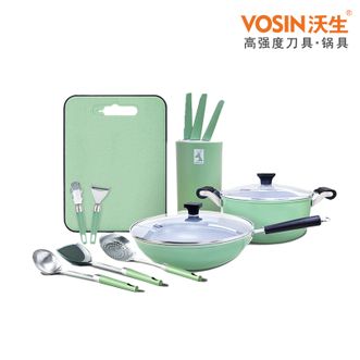 沃生（VOSIN）  AURORA欧若拉厨具12件套 刀具 菜板 小工具 厨具套装 VSN0090