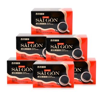 西贡  黑咖啡60g*6盒180杯