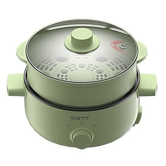 DStt  艾奇蒸煮一体锅2L电火锅多功能多用途锅电热锅分体式不粘锅 DSHG-9801