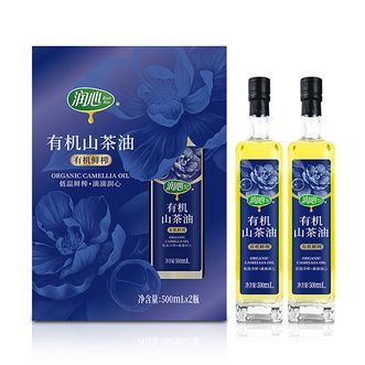 润心  鲜果现榨山茶油500ml*2瓶