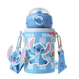 格沵/germ  史迪奇星球探险保温杯儿童保温杯吸管水杯幼儿园水壶 星际白 550ml GE-DS25AW-DB161