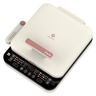 利仁/LIVEN  电饼铛家用上下盘可拆双面加热36MM加深加大0氟钛瓷烤盘烙饼锅煎饼锅多功能早餐机家庭用电饼档锅 【上下双拆盘】智能菜单+0氟钛瓷烤盘