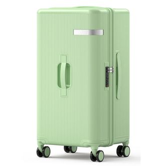 大嘴猴（Paul Frank）  三七分开箱设计 坚固抗折拉杆双层防爆拉链行李箱 PF9033-5-牛油果24寸