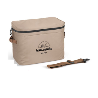 挪客（NatureHike）户外保温包 大容量便携露营旅行保冷PVC野餐包 浅咖啡