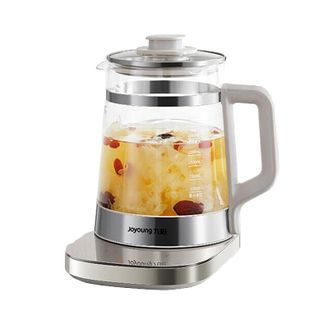 九阳/Joyoung  双精钢养生壶 【SYL】316L 不锈钢 24 小时预约 玻璃煮茶器WY196 1.8L