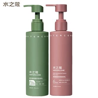 水之蔻/watercome  美白身体乳果酸嫩肤男女士润肤霜 保湿滋润持久留香发2瓶(美白220g+果酸220g)