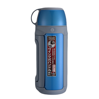 虎牌/Tiger  保温壶水壶保冷壶真空壶运动户外旅行男女水壶MHK-A15C 蓝银色AQ 1.49L