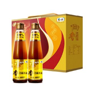 福临门  中粮压榨芝麻香油礼盒400毫升*2瓶