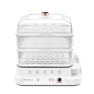 荣事达/Royalstar  电蒸锅家用可视可定时大容量电蒸笼18L三层大容量 RS-ZG833A(C)