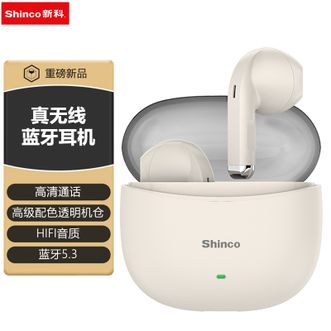 新科/Shinco  真无线蓝牙耳机大动圈喇叭迷你小巧蓝牙5.3长续航耳机HIFI音质 GT23S