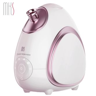 MKS  蒸脸仪美容器 旋转冷热香氛蒸脸器家用脸部香薰蒸脸器美容仪冷热喷纳米保湿补水喷雾仪NV8388B白色