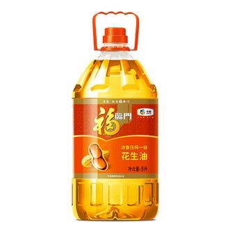 福临门  浓香花生油5L家用食用油
