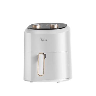 美的/Midea  家用大容量免翻面电烤箱无油空气炸锅炸鸡炸薯条烤红薯电炸锅 双重热循环烘炸 4.5L MF-KZE4501BD