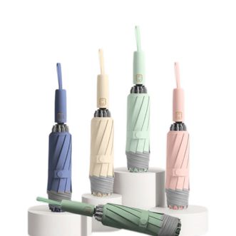 美度（MAYDU）   全自动反向折叠伞加固防风晴雨两用伞三折10骨雨伞M3362