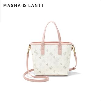 马莎兰缇/MashaLanti  小众设计小熊菜篮包女手提斜挎超火托特包 M220502C30320H