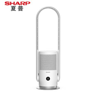 夏普/Sharp  无叶风扇电风扇家用净化除菌落地扇低噪空气循环安全无扇叶卧室立式强风智能节能大风量 PJ-BD500A