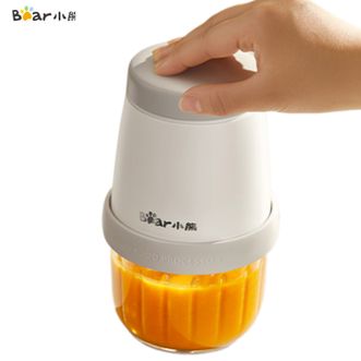 小熊/Bear  辅食机宝宝打泥机料理机0.3L容量家用迷你绞肉机碎肉碎菜切碎机搅拌机一键简单操作