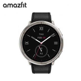 amazfit  华米 Active2 蓝宝石版 运动手表 智能表户外 骑行登山游泳健身 轨迹导航 男女士皮表带