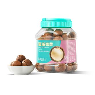 鲜记/xianjee  夏威夷果318g罐装原果清香工作休息亲子零食