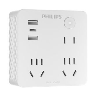 飞利浦/Philips  插座转换器  一转多插座扩展器  SPB4032W/93