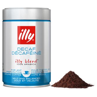 illy  低因咖啡粉250g/罐 意大利原装进口 意式浓缩低咖啡因咖啡粉