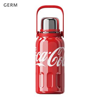 格沵/germ  可口可乐保温杯男女运动水杯大容量车载杯学生杯子1200毫升可乐红