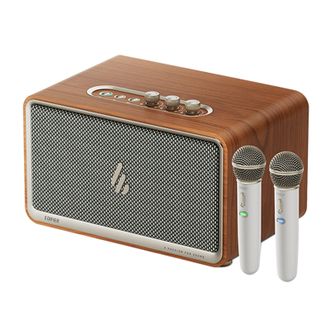 漫步者/EDIFIER  多功能一体式蓝牙音箱 双金标HiFi级高保真桌面音响K300 家庭KTV音箱配双无线麦克风