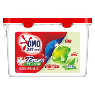 奥妙  除菌除螨 自然工坊柔护洗衣凝珠（50颗400g/盒） *2盒