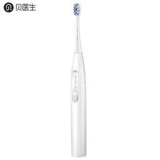 贝医生/DR·BEI  声波电动牙刷 充电式全身防水刷牙口腔护理震动细软刷毛洁牙护牙时尚洁牙器E0白色