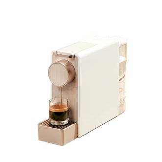 心想  胶囊咖啡机mini  S1201  柔雾金  小型意式家用全自动胶囊机可搭配奶泡机兼容Nespresso胶囊