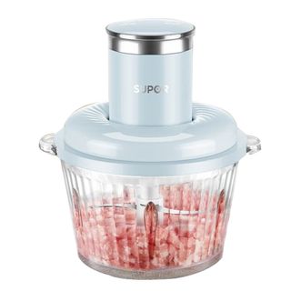 苏泊尔（SUPOR）  双档点控按压 300W大功率 升级短轴设计防塞肉 近2L家庭大容量 绞肉机JRD07