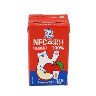 北冰洋  NFC苹果汁125ml*4*9(箱)