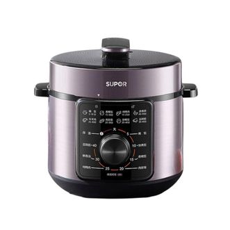 苏泊尔（SUPOR）  电压力锅4L智能旋钮电高压锅家用0氟内胆高压锅4-6人大容量高压电饭煲预约定时 SY-40YD4003 4L