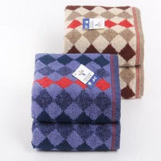 金号  提缎花式线毛巾（单条）颜色随机 LYG1745