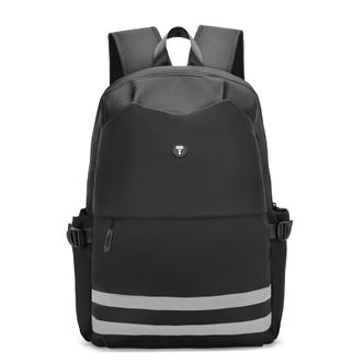 恒源祥  科尔马休闲双肩包  防泼水电脑包  黑色  HYX9001