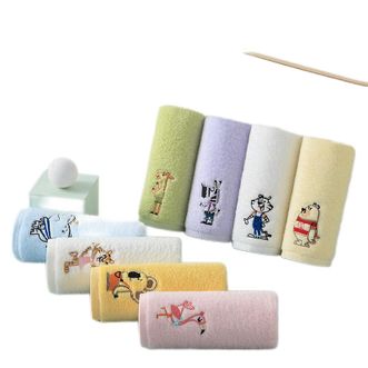 康尔馨 2021新款纯棉面巾 新疆长绒棉 家用方巾 棉柔吸水长隆儿童洗脸巾