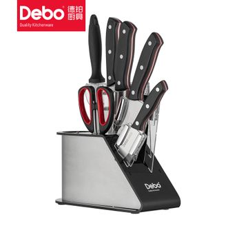 德铂（Debo）  迪克森刀具七件套厨房多功能不锈钢刀具