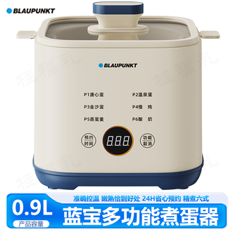 BLAUPUNKT  小型迷你煮蛋器电蒸蛋器 家用定时 预约多功能 溏心蛋煮蛋器 BP-ZD09