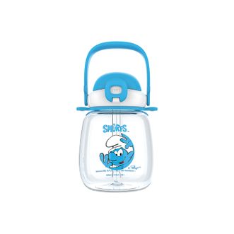 NONOO  大肚杯子女生夏季tritan便携耐高温650ml 蓝精灵 NKP650Q1/CX