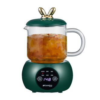 山水（sansui）电炖养生杯KT-920   迷你600ML煮茶器（电脑款） 绿色