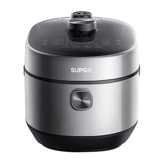 苏泊尔（SUPOR）  鲜呼吸系列电压力锅5L家用 IH加热 猛火2200W 6min速菜 支持NFC 精钢球釜 SY-50FH77Q双胆高压锅