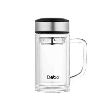 德铂（Debo）  帕斯卡双层办公玻璃杯360ml   DEP-744