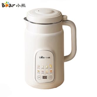 小熊/Bear  豆浆机DJJ-H08S2 家用免煮免过滤大容量全自动轻音破壁机316L不锈钢