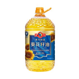 多力/Mighty  鲜选葵花籽油 5L*1桶  去壳压榨 0反式脂肪酸
