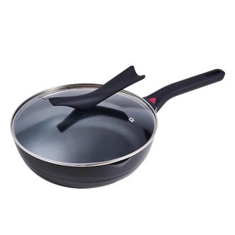 Jeetee  吉特麦饭石炒锅3.0聚油全环不粘锅家用耐磨平底炒菜锅电磁炉燃气灶通用28cm