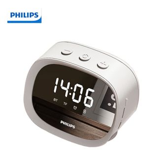 飞利浦/Philips  电脑音响蓝牙音箱家用桌面时钟智能闹钟低音炮多媒体台式机笔记本迷你小钢炮  TAS2909