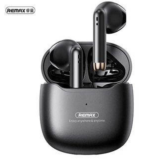 REMAX蓝牙耳机棉花糖半入耳迷你真无线隐形跑步运动游戏音乐降噪游戏低延迟小米华为苹果安卓通用【黑色】